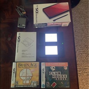 Nintendo DS Lite w/games